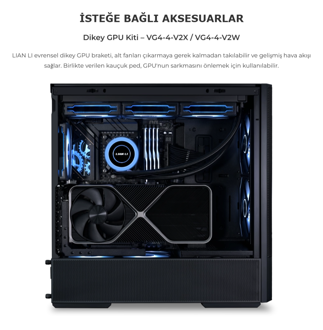 Lian Li Lancool 207 Digital Siyah Mid-Tower ATX Kasa