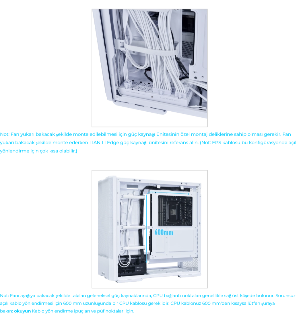 Lian Li Lancool 207 Siyah Mid-Tower ATX Kasa