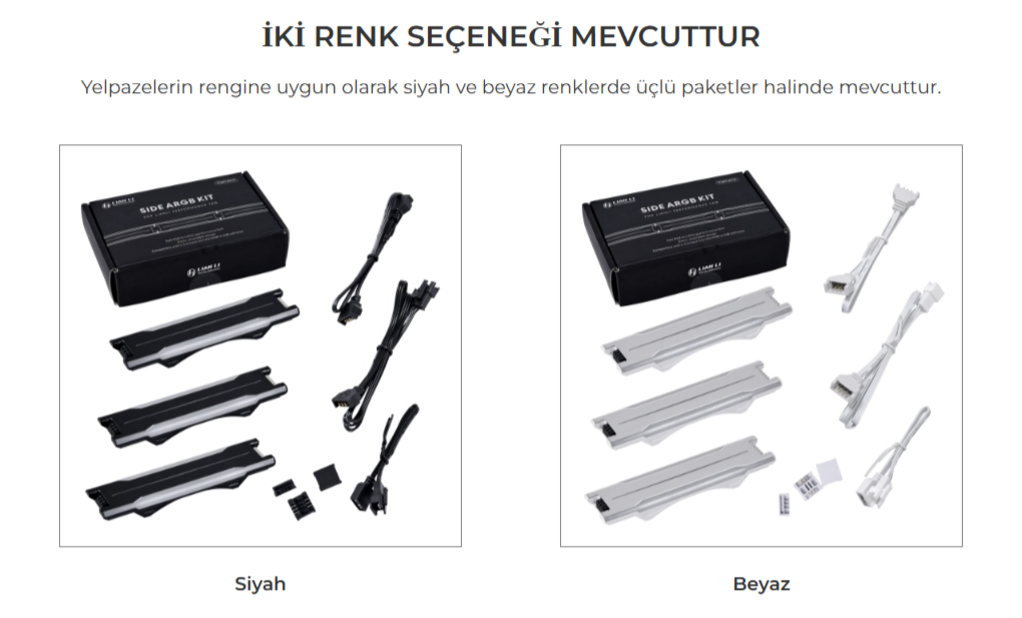 Lian Li Fan ARGB Kiti Siyah (G89.P28ARGB-B.00)