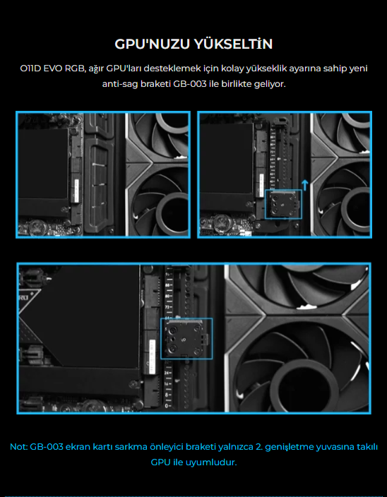 Lian Li O11 Dynamic Evo RGB Siyah Mid-Tower E-ATX Oyuncu (Gaming) Kasa (G99.O11DERGBX.00)