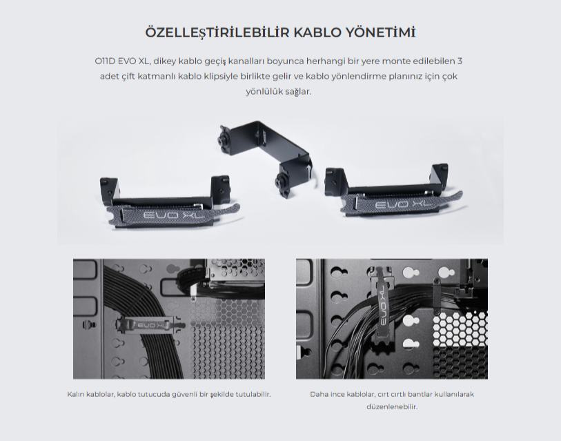 Lian Li O11 Dynamic Evo XL Siyah Full-Tower E-ATX Gaming (Oyuncu) Kasa (G99.O11DEXL-X.00)