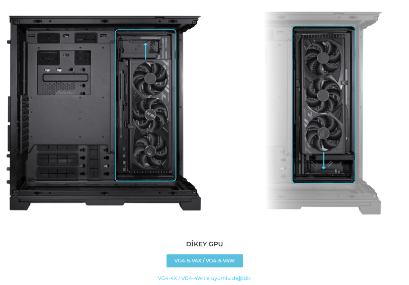 Lian Li O11 Dynamic Evo XL Siyah Full-Tower E-ATX Gaming (Oyuncu) Kasa (G99.O11DEXL-X.00)