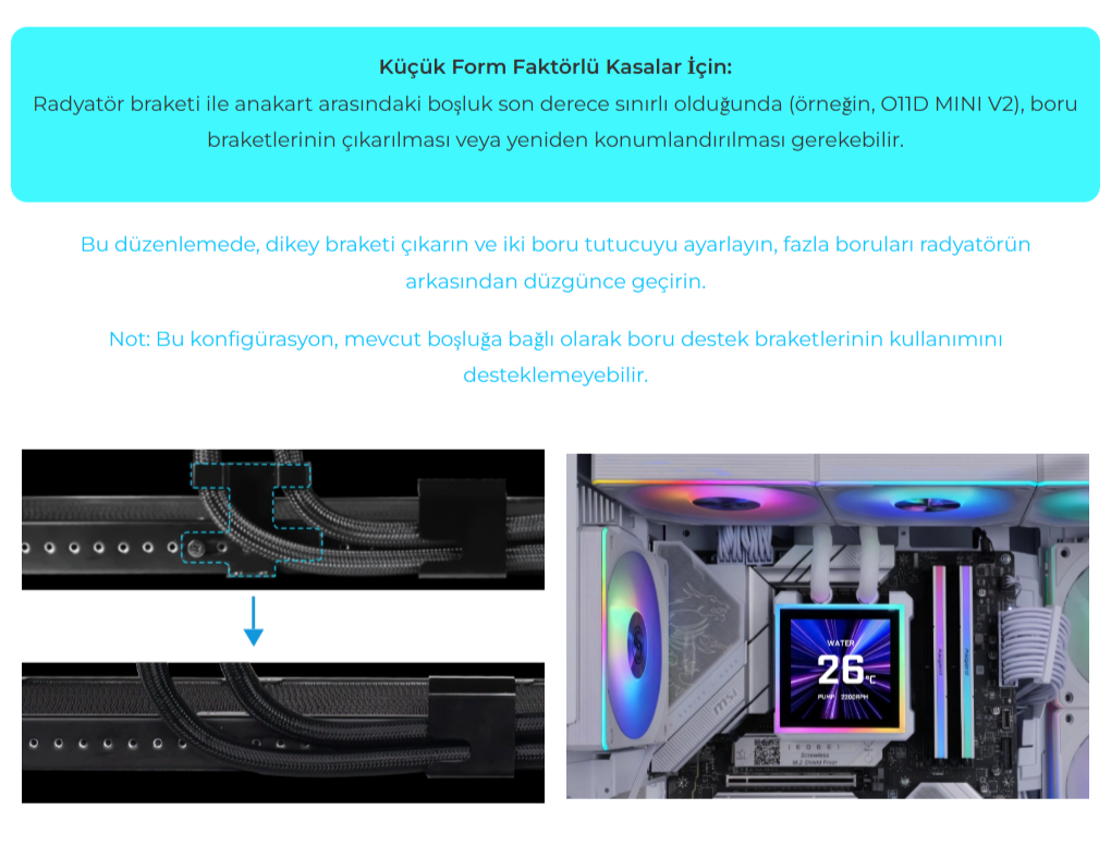 Lian Li HydroShift II LCD-S 360N FANSIZ Siyah Sıvı Soğutucu