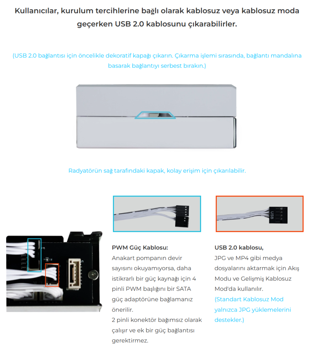 Lian Li HydroShift II LCD-S 360N FANSIZ Siyah Sıvı Soğutucu