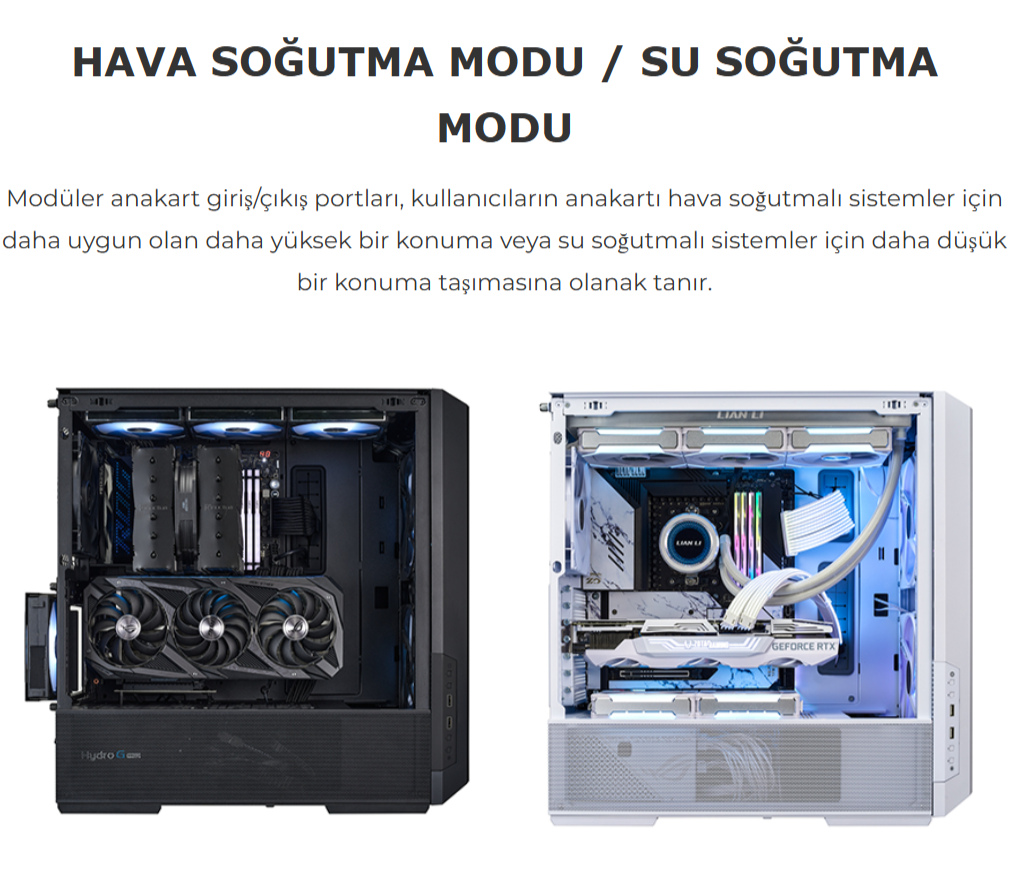 Lian Li Lancool 216 Mesh Siyah ARGB Mid-Tower E-ATX Gaming Kasa