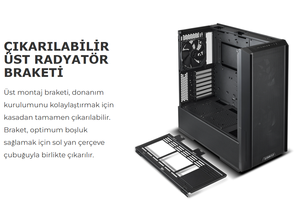Lian Li Lancool 216 Mesh Siyah ARGB Mid-Tower E-ATX Gaming Kasa