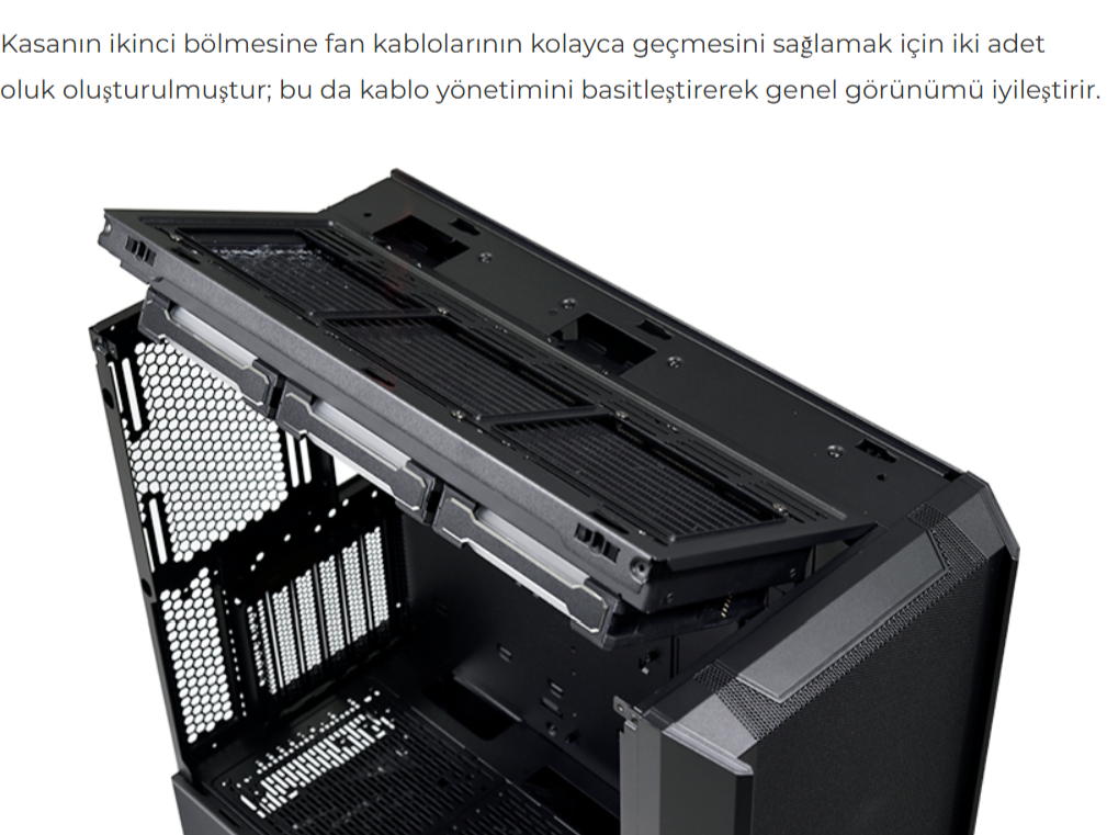 Lian Li Lancool 216 Mesh Siyah ARGB Mid-Tower E-ATX Gaming Kasa