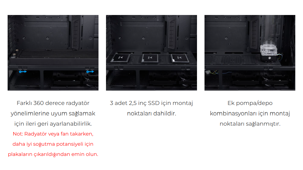 Lian Li Lancool III Siyah RGB Mid-Tower E-ATX Gaming Kasa