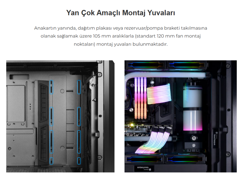 Lian Li Lancool III Siyah RGB Mid-Tower E-ATX Gaming Kasa