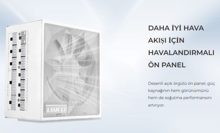 Lian Li SX1000P Beyaz 1000W 80+ Platinium ATX POWER SUPPLY (G9P.SX1000P.W000.EU)