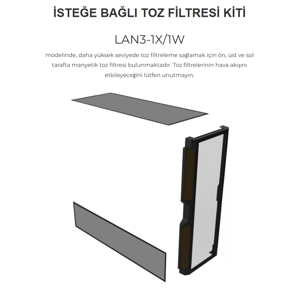 Lian Li Lancool III Siyah RGB Mid-Tower E-ATX Gaming Kasa