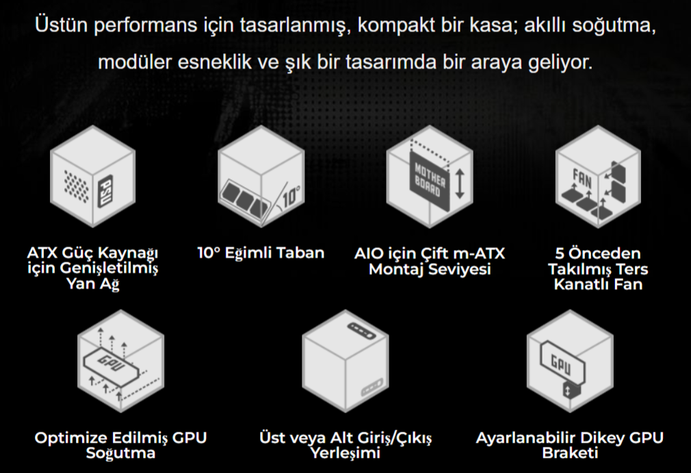 Lian Li O11 Beyaz Mid Tower ATX Kasa