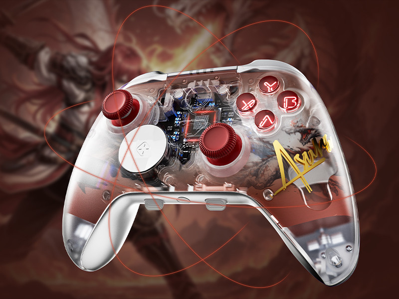 GamePower Asura Kablosuz Beyaz Gamepad (2.4G, Bluetooth, Kablolu) (PC Uyumlu & Taşıma Çantası Hediyeli) 