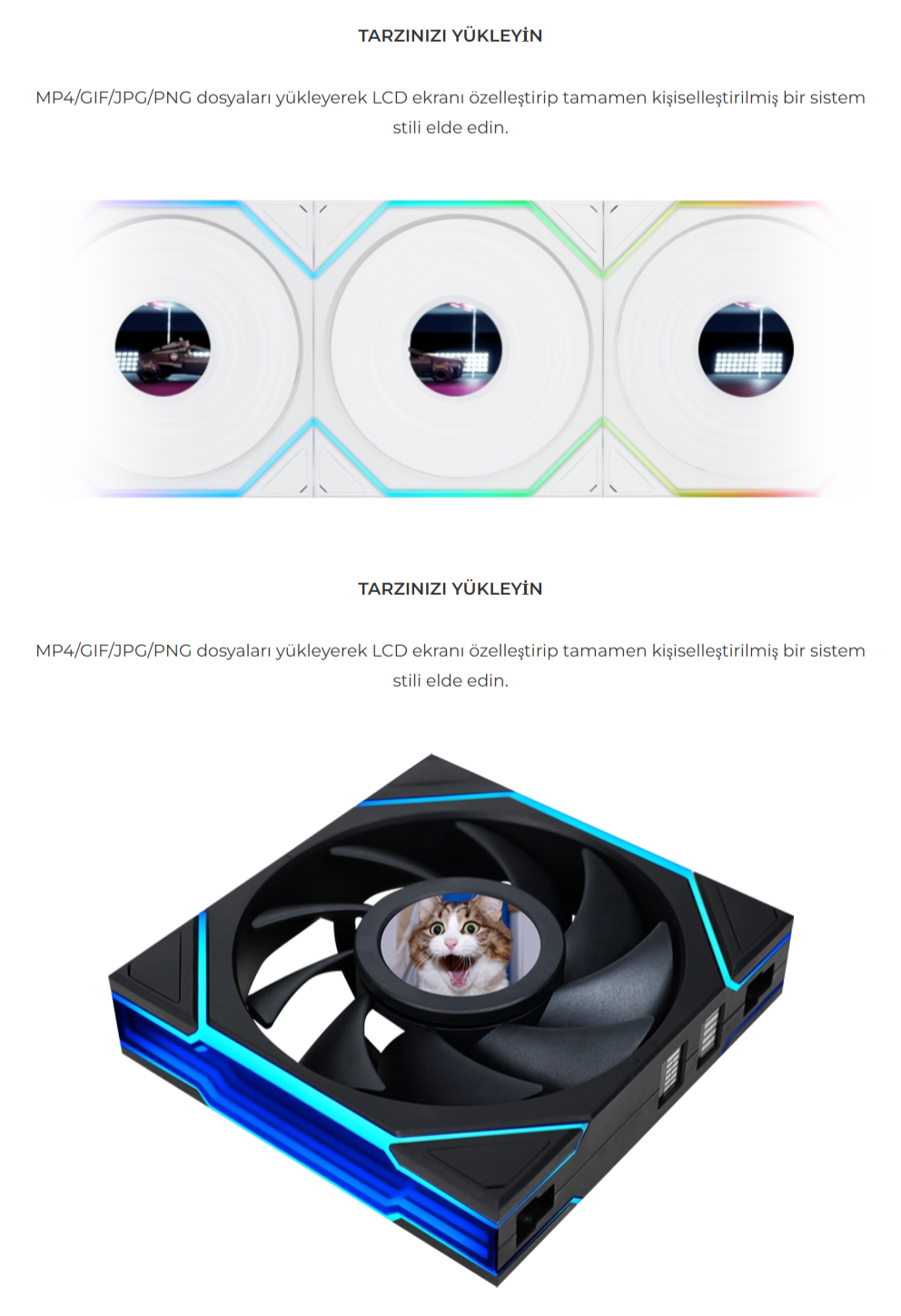 Lian Li UNI FAN TL WIRELESS 1x140m Siyah Kasa Fanı (G99.14TL1W1B.00)