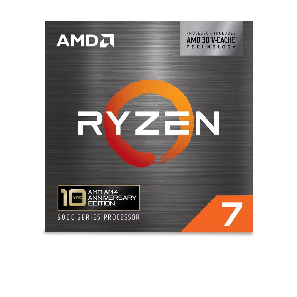 AMD Ryzen 7 5800X3D 10th Anniversary Edition 3.4GHz 8 Çekirdek 96MB Önbellek Soket AM4 Box İşlemci