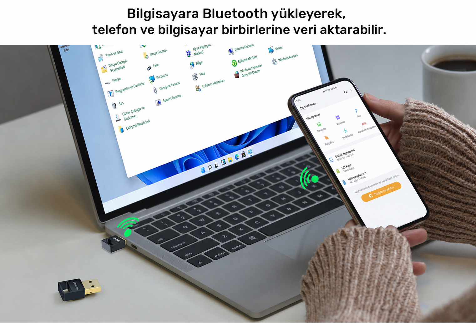 Unitek Usb Bluetooth v5.3 Kablosuz Adaptör B105B