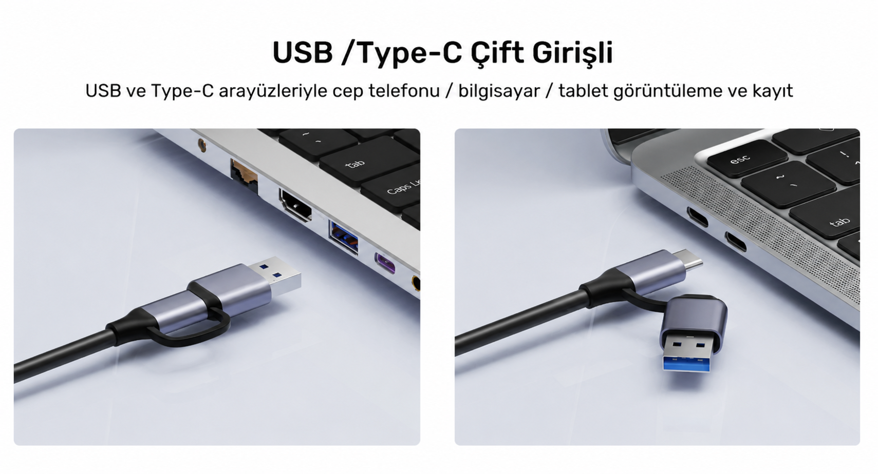 Unitek 4K Video Capture Kart HDMI To USB-C/A V1167A