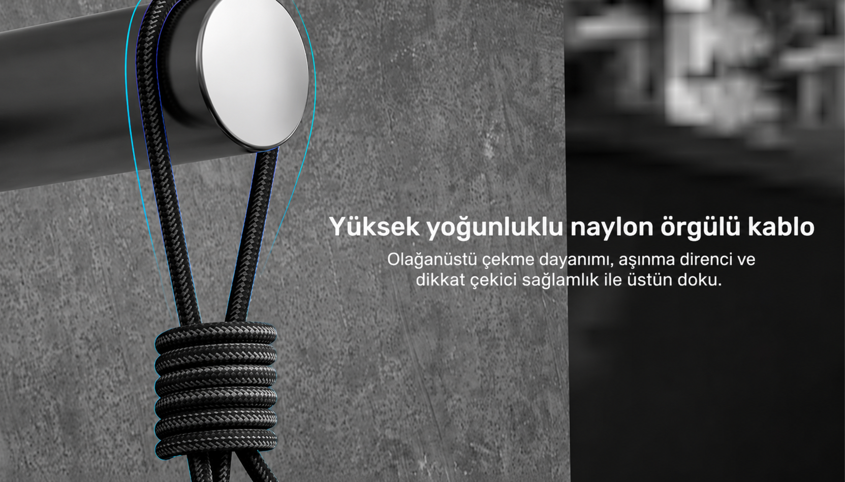 Unitek Type-C to Lightning/ USB-C/ Micro USB 1.5M Çoklu Şarj Kablosu 20W C14101AGY01-1.5M