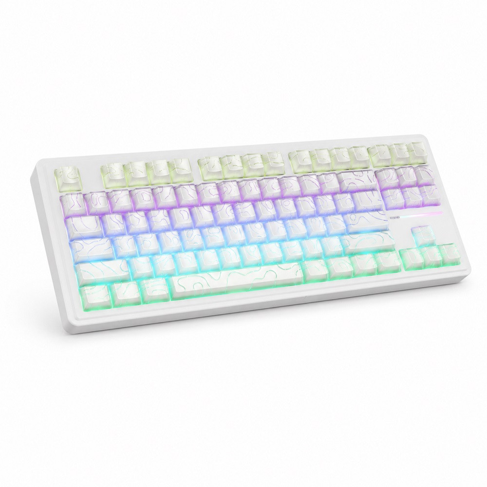 YUNZII YZ87 Mekanik Klavye White Line