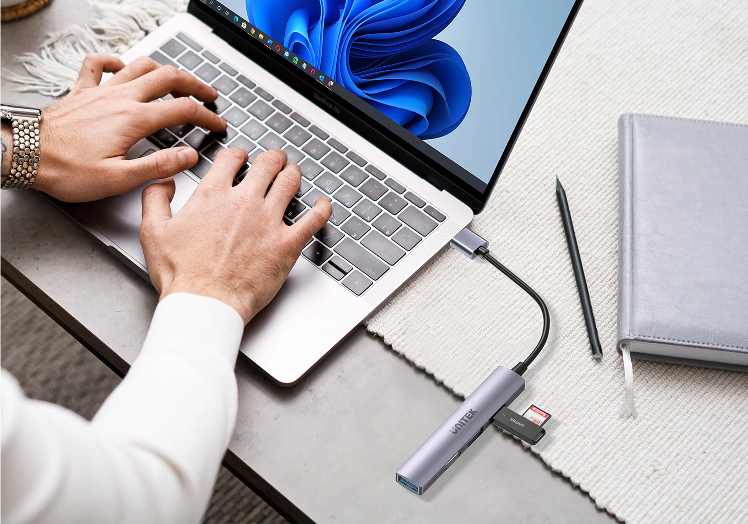 Unitek Type-A to 1 USB 3.0 - 3 USB 2.0 Port USB Dönüştürücü (H1208A)