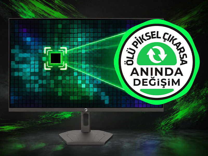GamePower Lunis L10 24″ 165Hz 1Ms IPS FHD Pivot Gaming Monitör (Ölü Pikselde Anında Değişim)