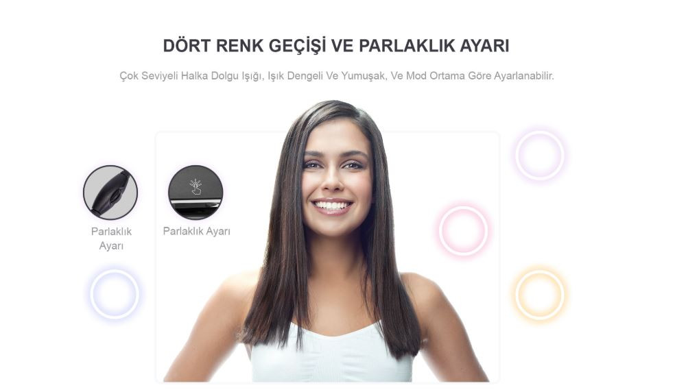 Havit HV-HN24G Full HD Pro 2K Webcam Otomatik Odaklama LED Işıklı Mikrofonlu