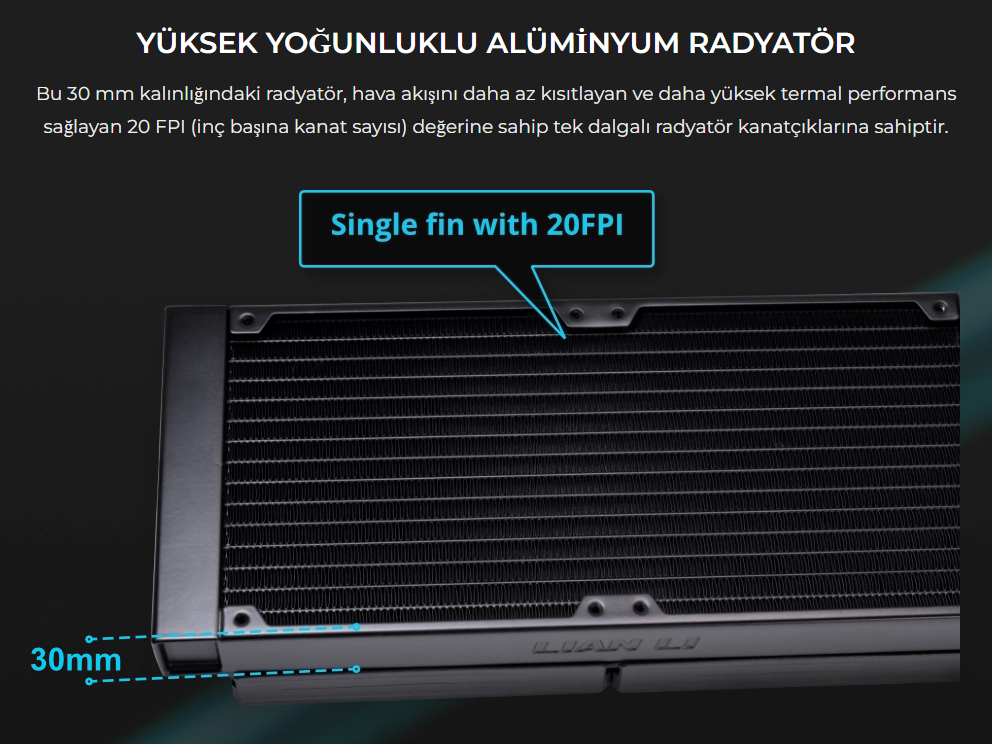 Lian Li Galahad II LCD 280mm Beyaz İşlemci Sıvı Soğutucu (GA2ALCD28TLW)