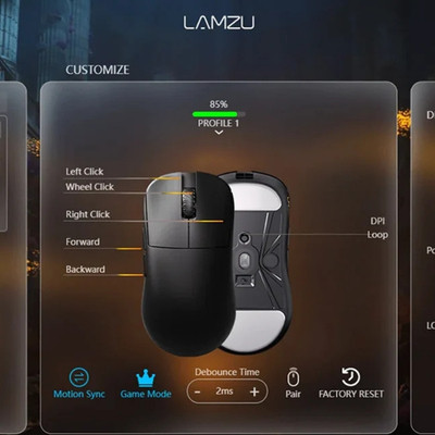 Lamzu PARO AURORA Wireless Mouse Siyah