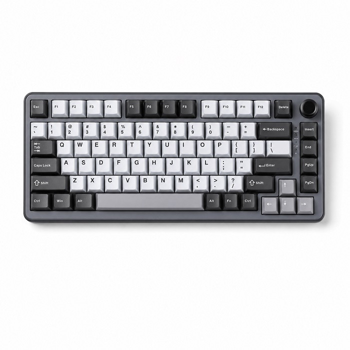 YUNZII B75 Pro Mekanik Klavye Koyu Gri Milk Switch