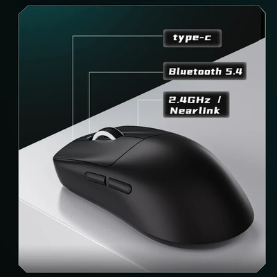 VXE Dragonfly R1 SE+ Wireless Siyah Mouse