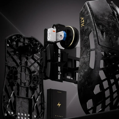 ATK Blazing Sky Ghost Karbon Fiber Wireless Ultimate Kırmızı Mouse