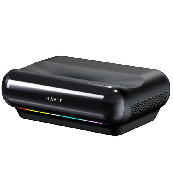 Havit PJ610 Plus Ultra Kısa Mesafe Lazer Projeksiyon Cihazı (900 ANSI / 4K Destekli / Google TV)