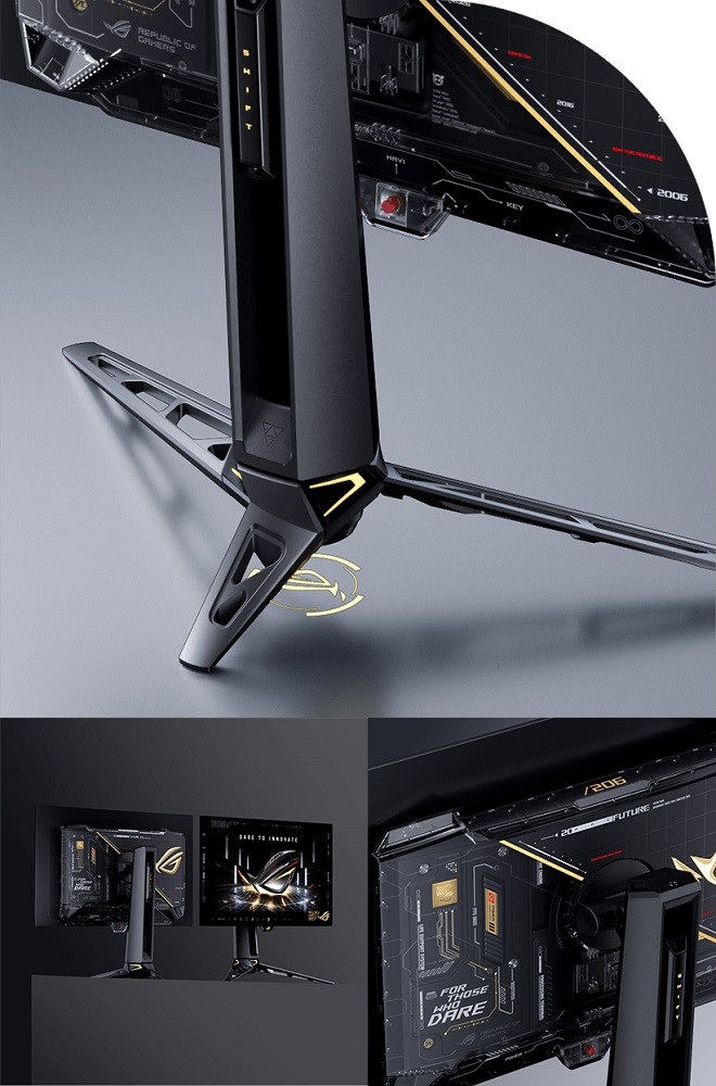 ASUS ROG Swift OLED PG27AQWP-G EDITION 20. Yıl 26.5″ 720 HD – 540Hz 2K QHD Dual-Mode 0.02ms Adaptive Sync Tandem WOLED Pivot Gaming Monitör