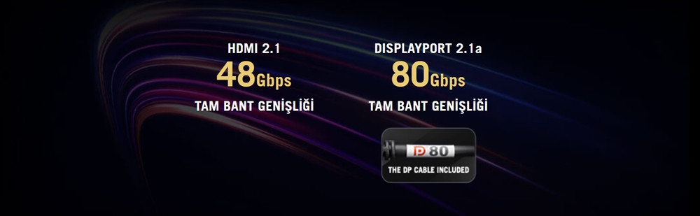 ASUS ROG Swift OLED PG27AQWP-G EDITION 20. Yıl 26.5″ 720 HD – 540Hz 2K QHD Dual-Mode 0.02ms Adaptive Sync Tandem WOLED Pivot Gaming Monitör