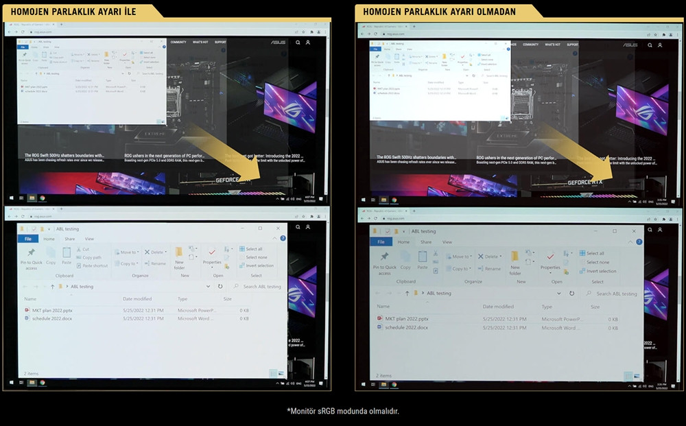ASUS ROG Swift OLED PG27AQWP-G EDITION 20. Yıl 26.5″ 720 HD – 540Hz 2K QHD Dual-Mode 0.02ms Adaptive Sync Tandem WOLED Pivot Gaming Monitör