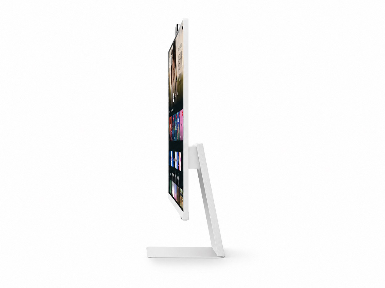Samsung Odyssey M8 LS32DM801UUXUF 32″ 60Hz 4Ms 4K UHD Pivot Beyaz Smart Monitör