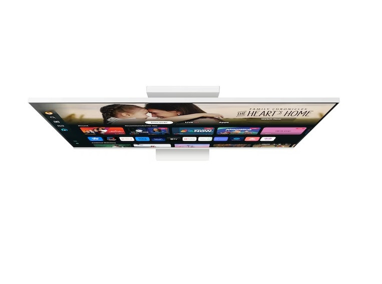 Samsung Odyssey M8 LS32DM801UUXUF 32″ 60Hz 4Ms 4K UHD Pivot Beyaz Smart Monitör