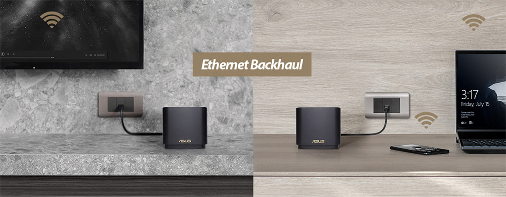 ASUS ZenWiFi XD5 Dual Band Wi-Fi 6 Mesh Sistemi (Beyaz Üçlü Paket)