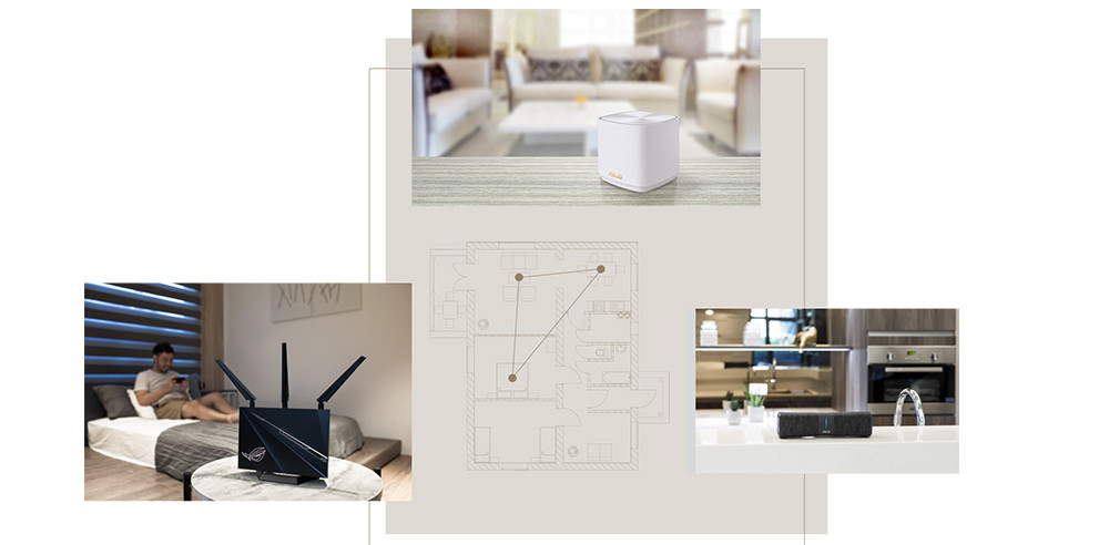 ASUS ZenWiFi XD5 Dual Band Wi-Fi 6 Mesh Sistemi (Beyaz Üçlü Paket)