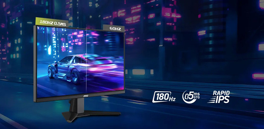 MSI MAG 274QF E20 27″ 200Hz 0.5ms 2K AdaptiveSync HDR400 WQHD Rapid IPS Gaming Monitör