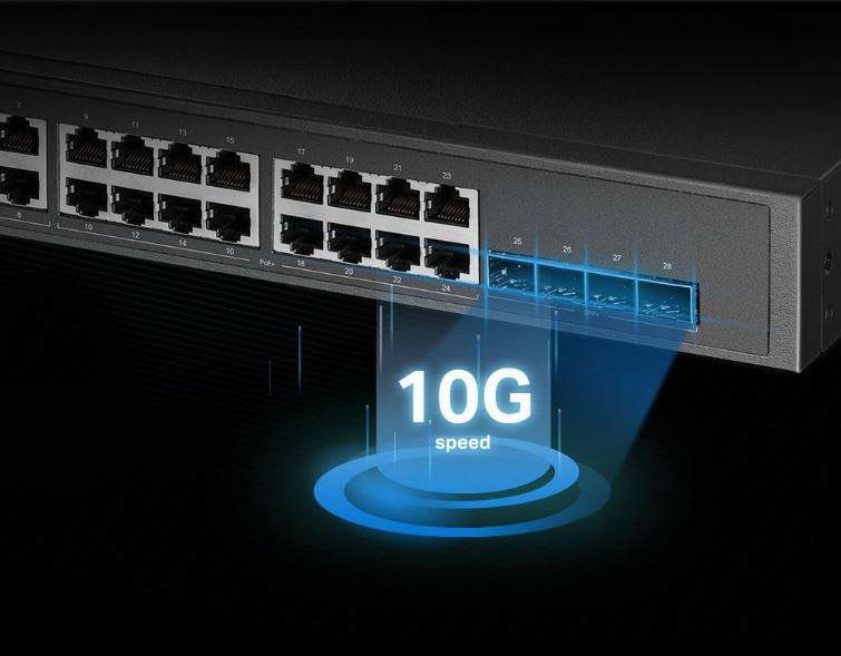 TP-Link TL-SG3428XPP-M2 24 Port 10/100/1000 Mbps Gigabit PoE Switch