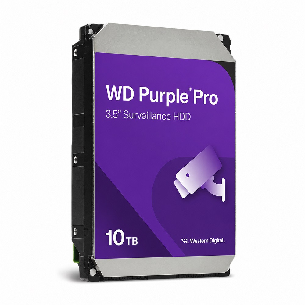 WD Purple Pro 10TB 3.5″ 7200RPM 512MB SATA 6GB/s 7/24 Güvenlik Diski