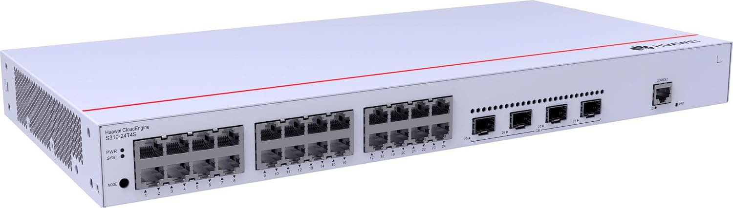 Huawei eKit CloudEngine S310-24T4S 28Port 56Gbit/S Yönetilemez Switch
