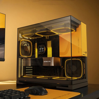 Geometric Future Model 5 Vent E-ATX Beyaz Pembe Gaming Kasa