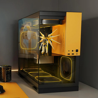 Geometric Future Model 5 Vent E-ATX Beyaz Pembe Gaming Kasa