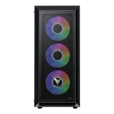 VENTO VG17F 650W 80+ Bronze 4x120mm FRGB Fan Temperli Cam USB 3.0 Mesh ATX Gaming Kasa