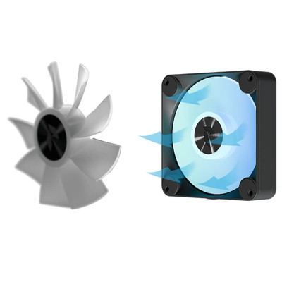 APNX FP1-R ARGB 1x120MM Siyah Kasa Fanı