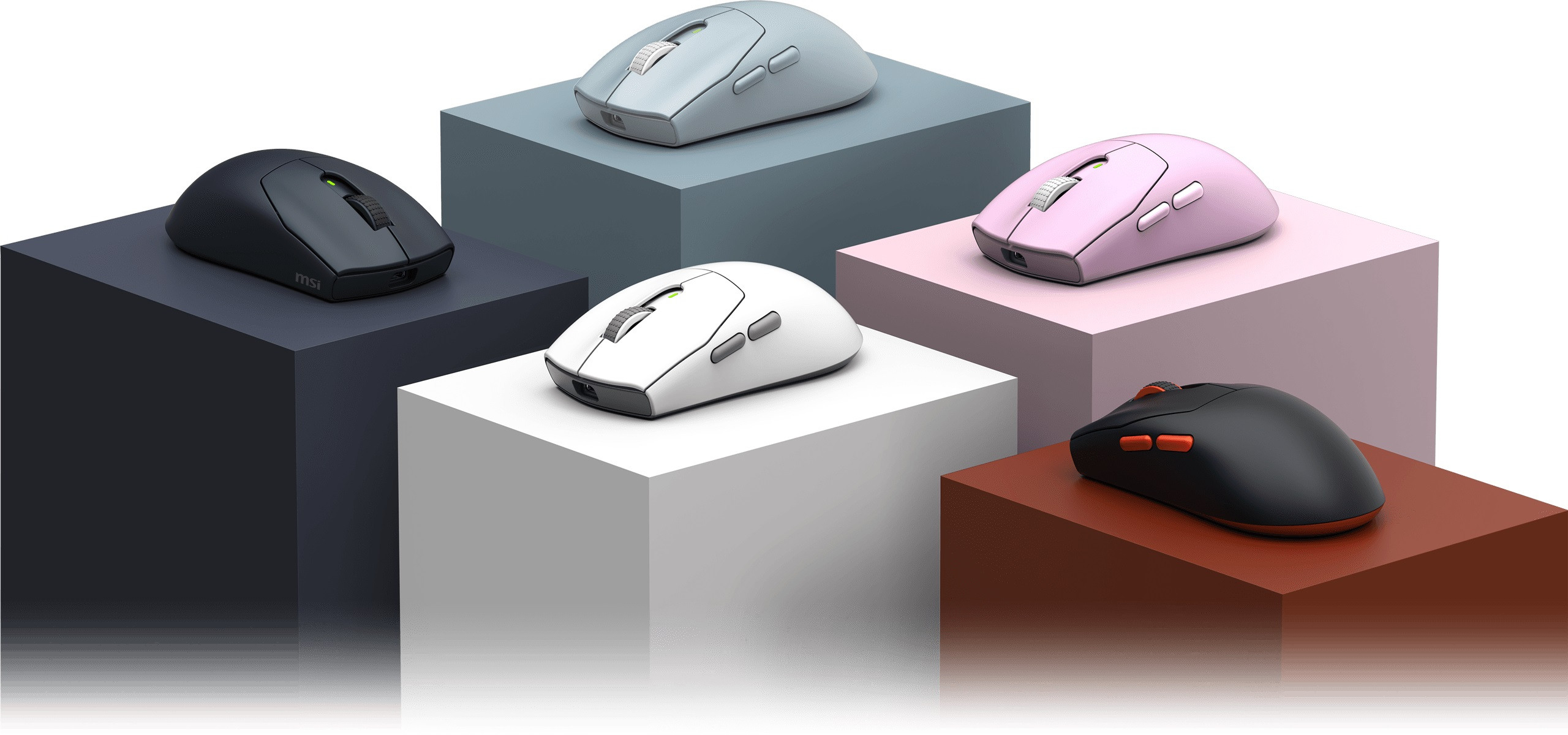 MSI FORGE GM340 Wireless 12000 DPI 1000Hz RGB Kablosuz Beyaz Gaming Mouse