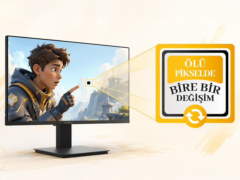 James Donkey Ravel Q70 27″ 210Hz 1Ms GTG Fast IPS QHD 2K Pivot Gaming Monitör (Ölü Pikselde Anında Değişim)