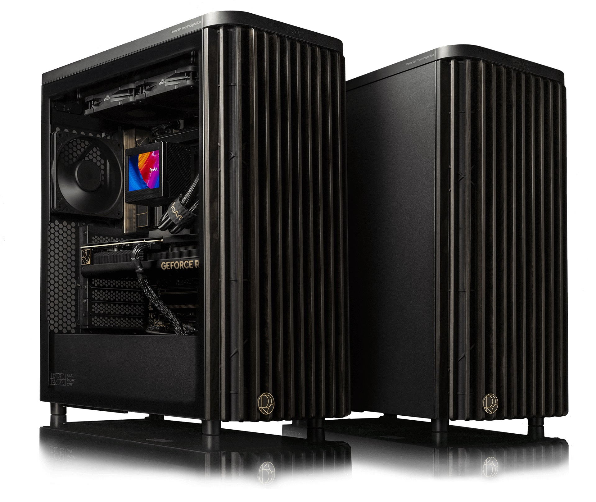 ASUS ProArt PA401 Wood Metal Edition Mesh Panel USB 3.2  ATX Mid-Tower Gaming (Oyuncu) Kasa Bej